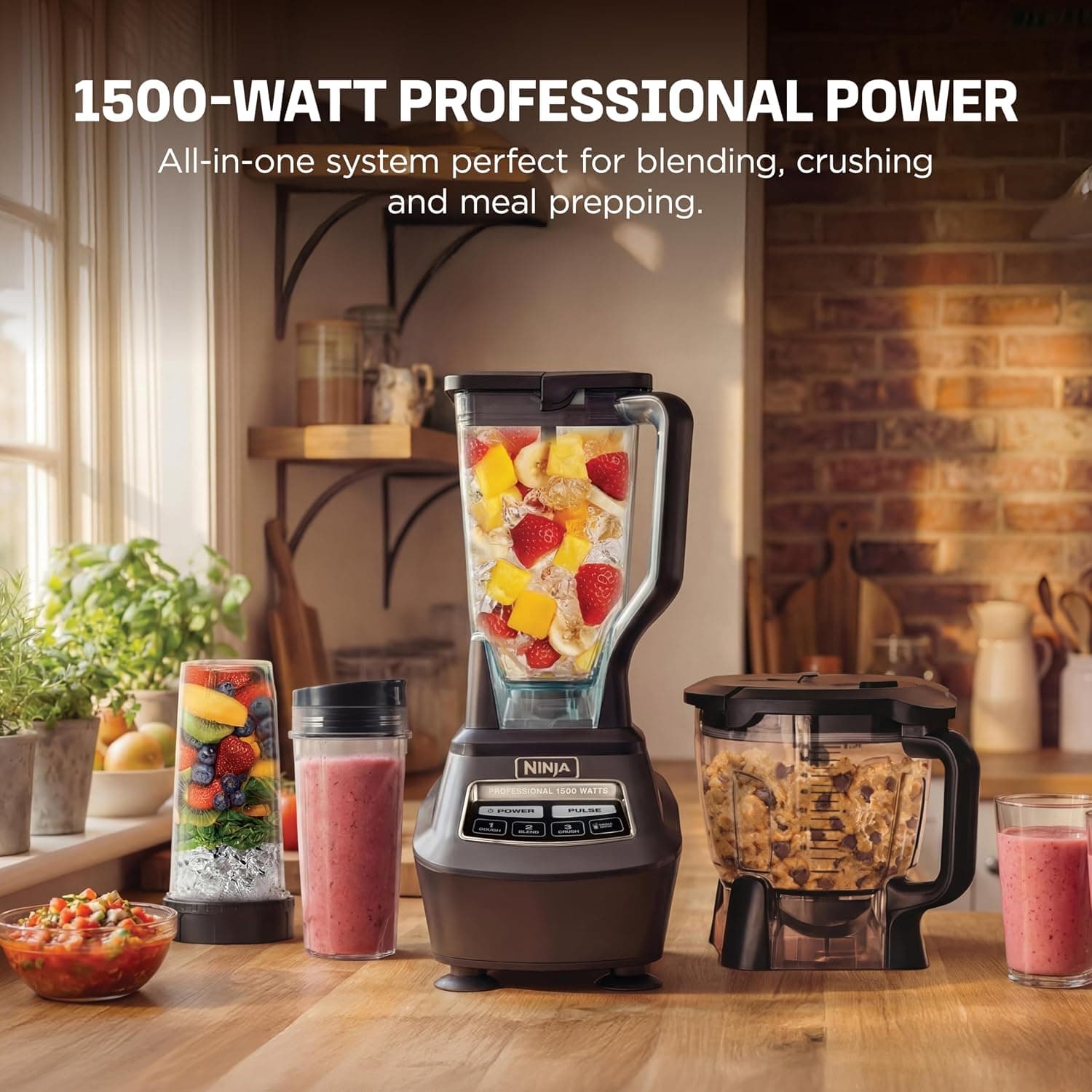 سیستم آشپزخانه چندکاره نینجا مدل Mega Kitchen System BL770، توان ۱۵۰۰ وات